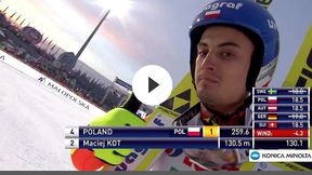 PŚ, Zakopane (konkurs drużynowy - 1. seria): skok Kota (130,5 m)