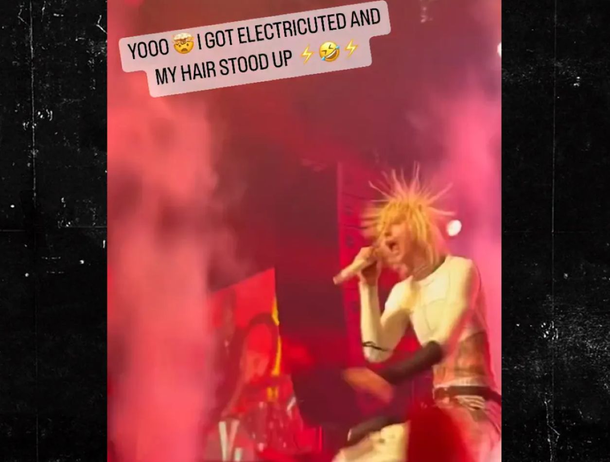 Machine Gun Kelly porażony prądem