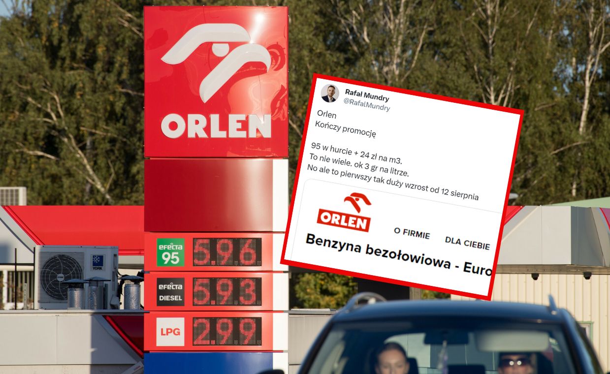 "Orlen kończy promocję". Takiego wzrostu nie było od sierpnia