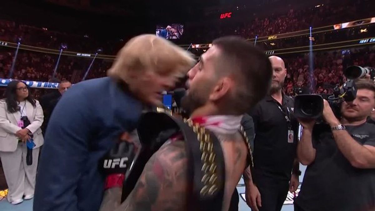 Twitter / UFCEurope / Na zdjęciu: awantura po walce