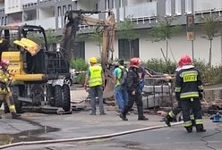 Wrocław. Po pożarze uszkodzonego gazociągu 80 odbiorców nie ma gazu. Nie ma rannych