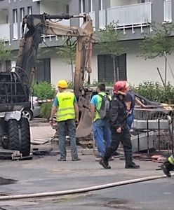 Wrocław. Po pożarze uszkodzonego gazociągu 80 odbiorców nie ma gazu. Nie ma rannych