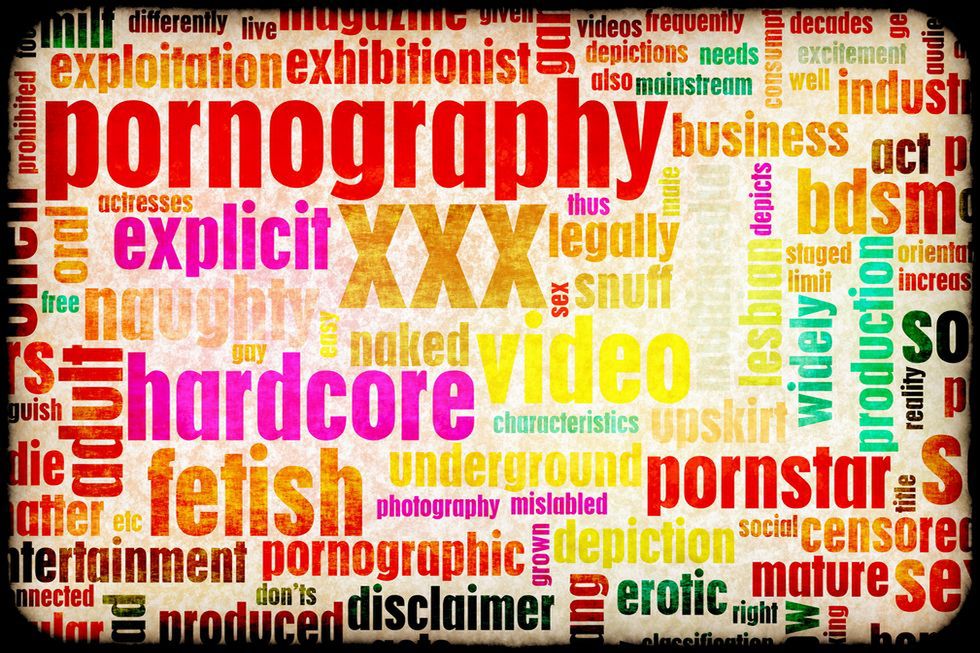 Zdjęcie Adult Entertainment Sex Industry as Grunge Art pochodzi z serwisu Shutterstock