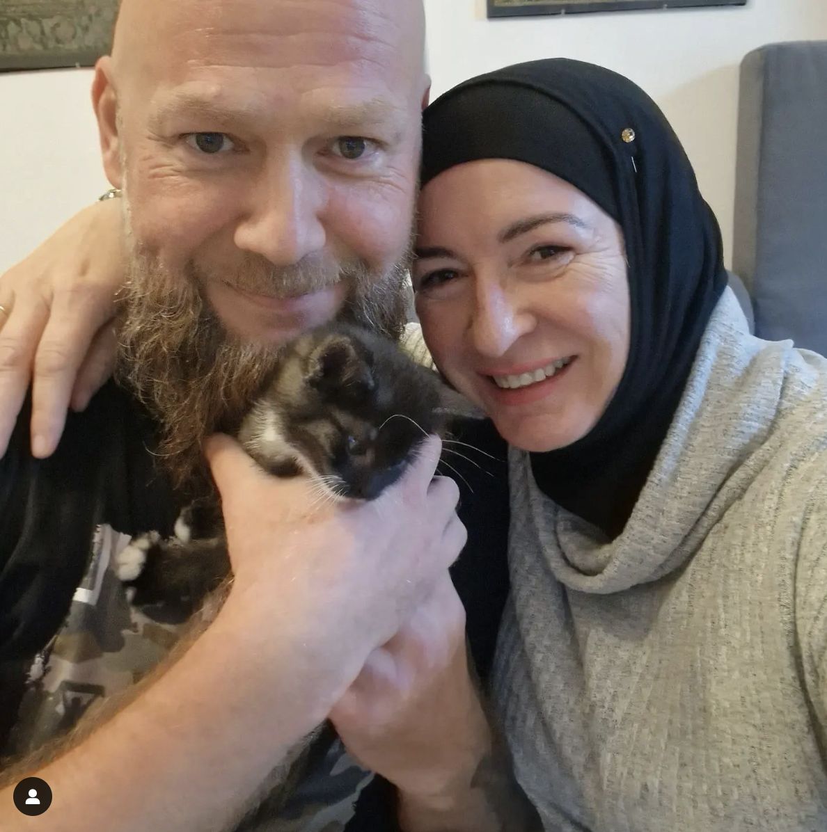 Agnieszka Amatullah Wasilewska z mężęm