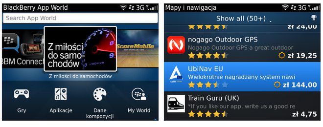 Niestety ceny w sklepie AppWorld bywają czasami dość wygórowane 