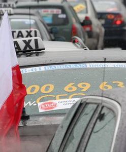 Kilkuset taksówkarzy protestowało na ulicach Krakowa