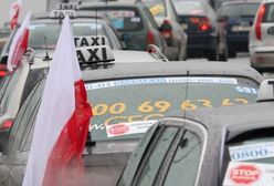 Kilkuset taksówkarzy protestowało na ulicach Krakowa
