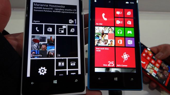 Od lewej: Lumia 920 i Lumia 720