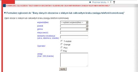 Masz słaby zasięg w komórce? Poskarż się urzędnikom