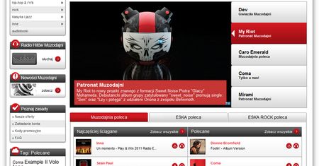 Katalog Sony Music w Muzodajni Plusa