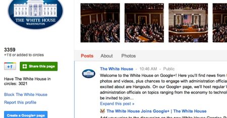 Teraz możesz porozmawiać z Białym Domem... przez Google+