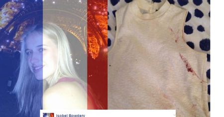 Isobel Bowdery przeżyła zamach w Paryżu i opublikowała wzruszający przekaz