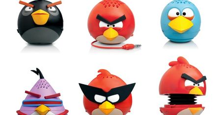 Mini głośniczki w kształcie Angry Birds