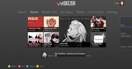 Deezer trafił do konsoli Xbox