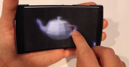 HoloFlex: giętki smartfon z holograficznym ekranem