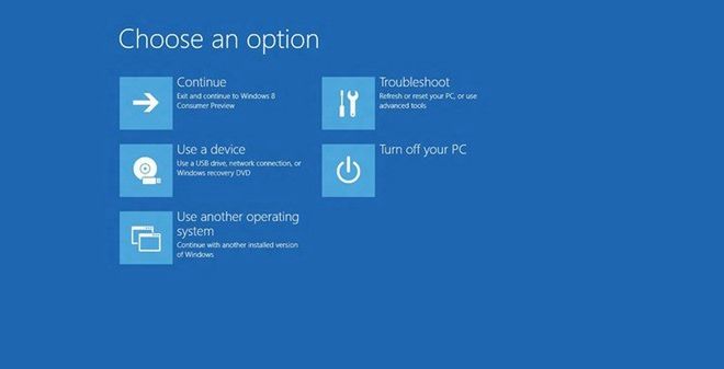 Tryb awaryjny za pomocą F8? Nie w Windows 8