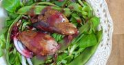 Sałatka z kaczką w wiśniowym winegrecie z olejem rzepakowym