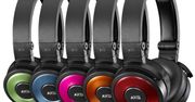 Kolorowe słuchawki AKG w stylu DJ'a - AKG K618DJ oraz AKG K619DJ.