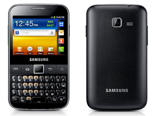 Nowy dual SIM na rynku: Samsung Galaxy Y Pro Duoz z klawiaturą QWERTY