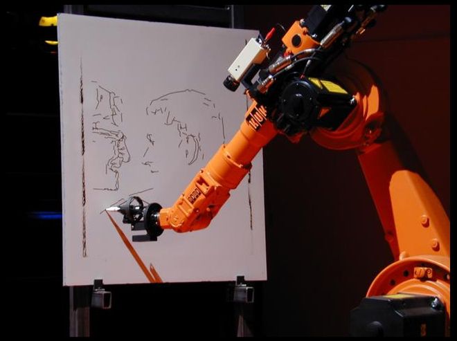 Robot rysujący portret w 15 minut