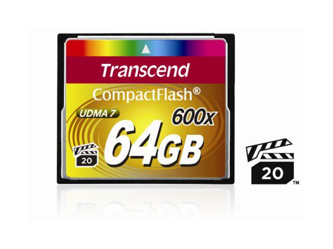 Szybka karta CompactFlash Transcend