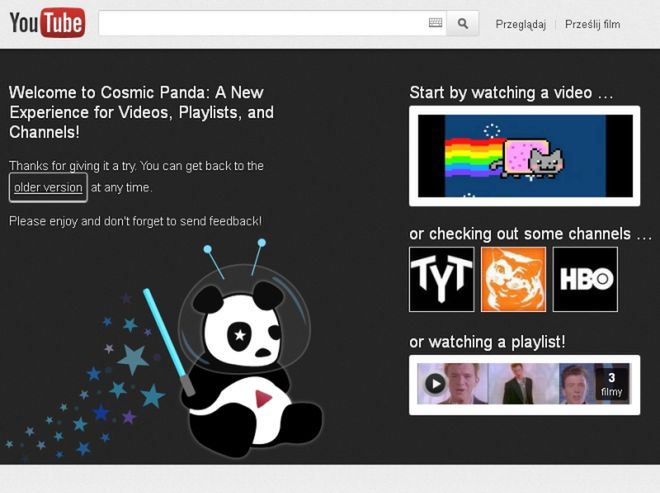 Czy widziałeś już nowy YouTube?