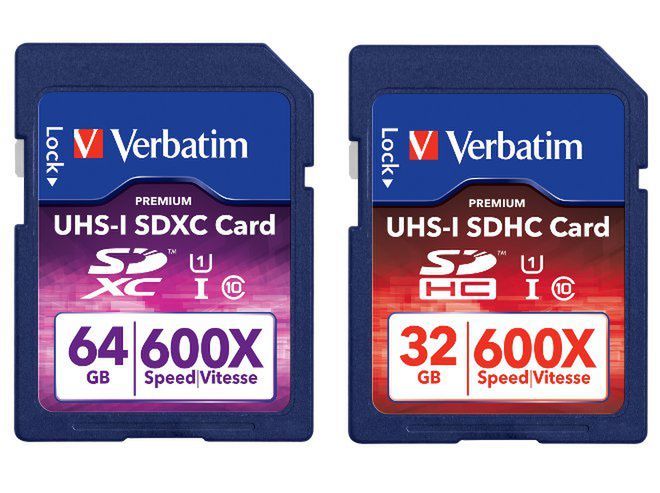 Szybkie karty SD od Verbatim w standardzie UHS-I 104 MB/s