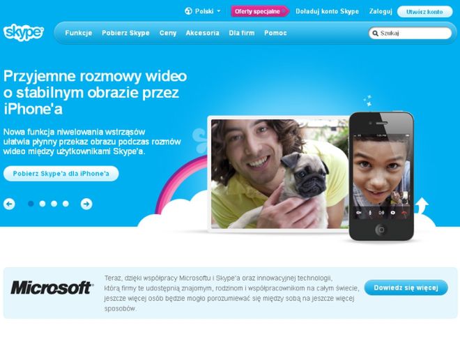 Skype w WP7 jeszcze w 2012 roku?