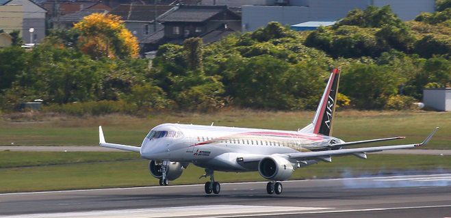 Próbny lot pierwszego od pół wieku japońskiego samolotu pasażerskiego