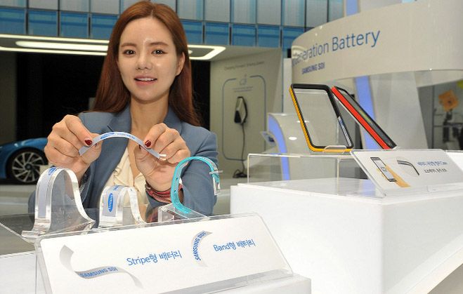 Samsung pokazał giętkie akumulatory