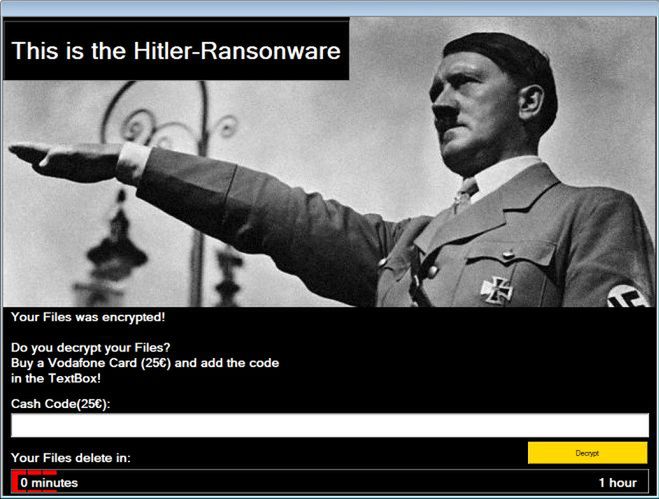 Nowe, dziwne zagrożenie dla komputerów. Nazywa się "Hitler" i daje tylko 60 minut na reakcję