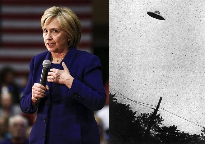 Hillary Clinton ujawni całą prawdę o UFO. Czyli... co dokładnie?