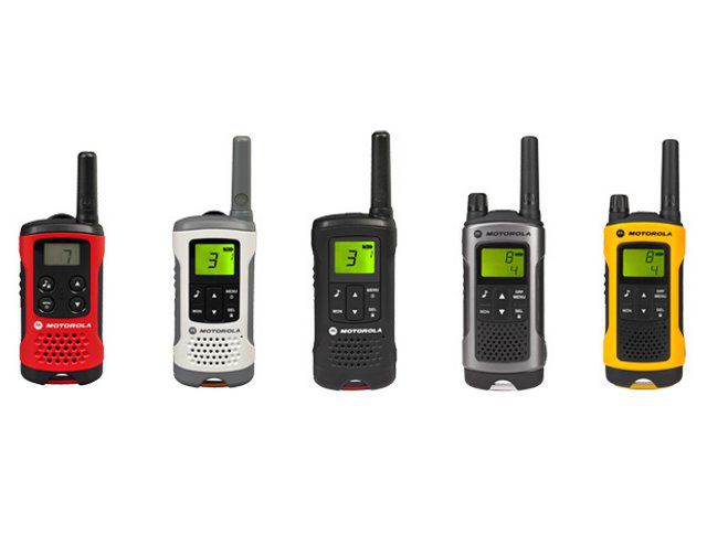 Kolorowe walkie-talkie od Motoroli