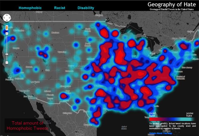 Internetowa mapa nienawiści