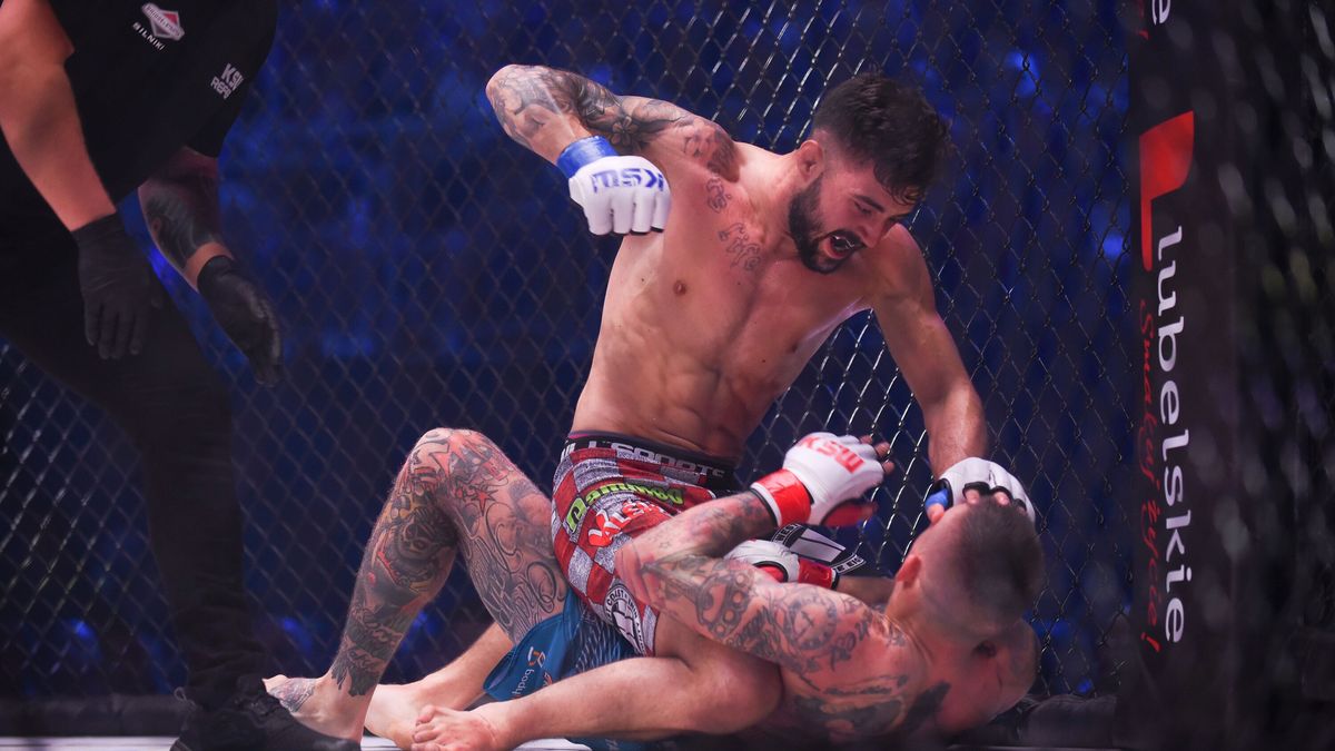 Materiały prasowe / KSW48 / Na pierwszym planie zdjęcia Filip Pejić