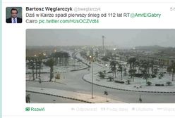 W Kairze spadł śnieg - pierwszy od 112 lat