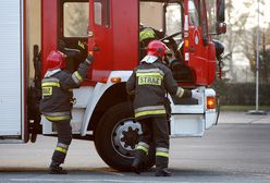 Trzy autokary spłonęły przed pensjonatem w Lądku-Zdroju