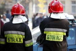 Pożar hali w Gnieźnie