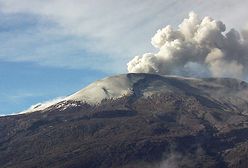 Wulkan Nevado del Ruiz w Kolumbii straszy