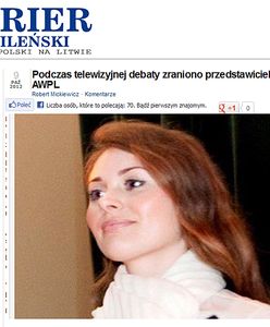 Wilno: podczas debaty zraniono przedstawicielkę AWPL