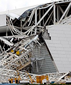 Zawaliła się część dachu stadionu w Sao Paulo. Są ofiary