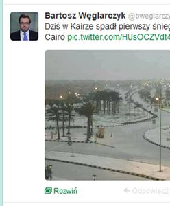 W Kairze spadł śnieg - pierwszy od 112 lat