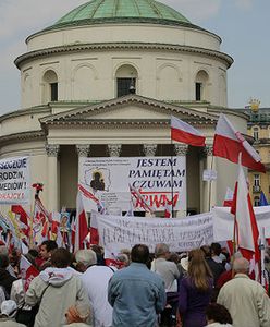 Manifestacja w Warszawie w obronie Telewizji Trwam