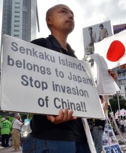 Chińskie okręty u wybrzeży wysp, o które trwa spór z Japonią