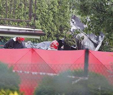Wypadek awionetki w Bielsku-Białej