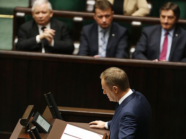 Donald Tusk w sejmie
