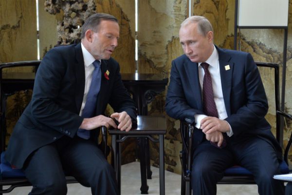 Władimir Putin i Tony Abbott