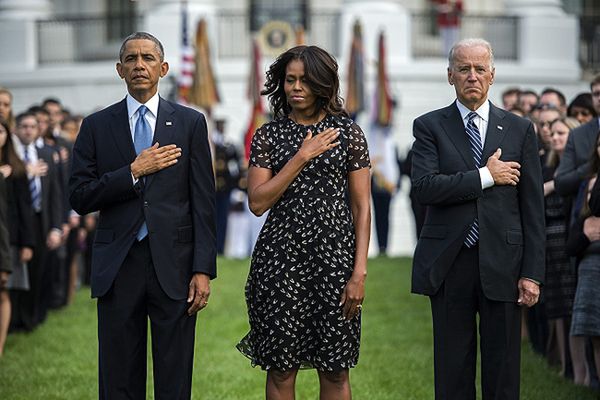 Barack Obama, Michelle Obama i Joseph Biden