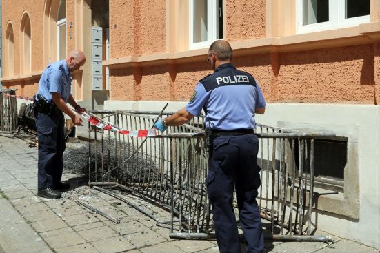 Ogień zniszczył schronisko dla uchodźców w Miśni