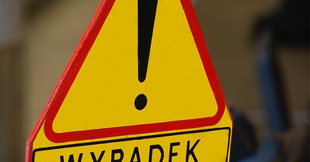 Po wypadku zablokowana droga krajowa nr 8